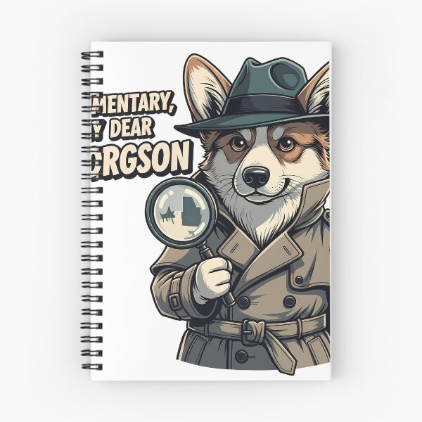 Item preview, Elementary My Dear Corgson Detective Dog designed and sold by zoughlal.