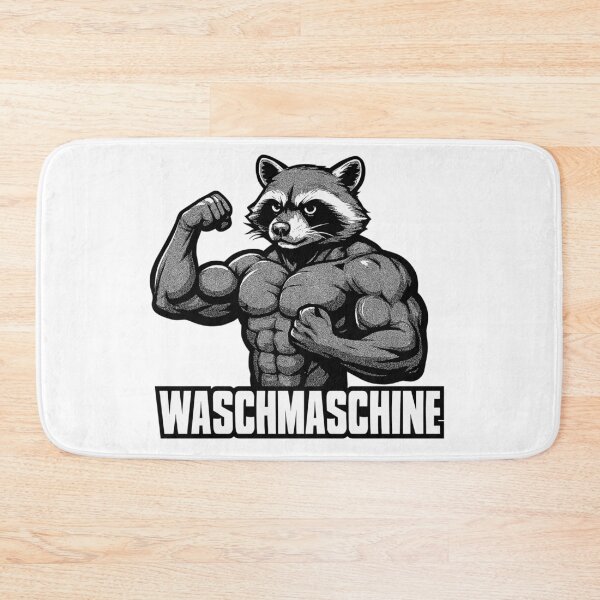 Item preview, Washing machine raccoon fitness funny gym gift designed and sold by Pineapple-Tree.