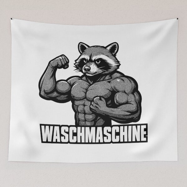 Item preview, Washing machine raccoon fitness funny gym gift designed and sold by Pineapple-Tree.