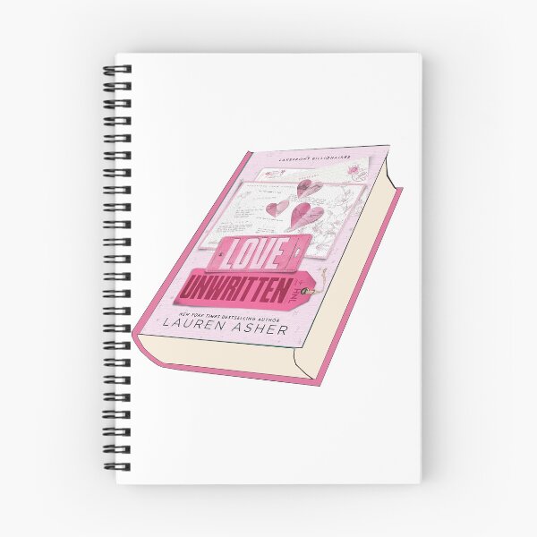 Item preview, Love Unwritten Lauren Asher Book Sticker designed and sold by baranskini.
