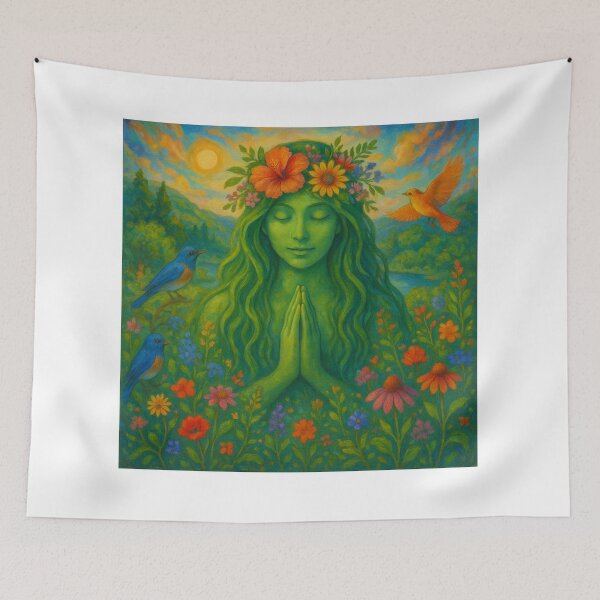 Item preview, Gaia Spirit – Sacred Earth Goddess Art - Nature Lovers, Spiritual Seekers & Inner Peace Practitioners designed and sold by AATGShop.