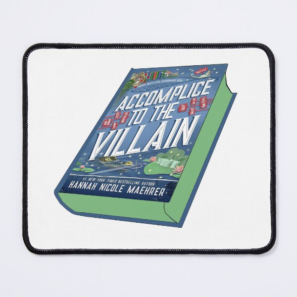 Item preview, Accomplice to the Villain Hannah Nicole Maehrer Book Sticker designed and sold by baranskini.
