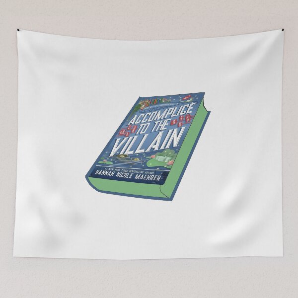 Item preview, Accomplice to the Villain Hannah Nicole Maehrer Book Sticker designed and sold by baranskini.