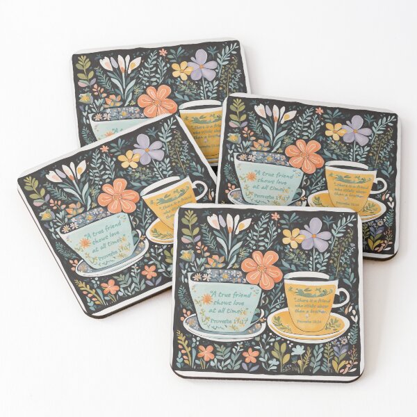 Item preview, Friend Quotes On Tea Cups designed and sold by IvaRenee.