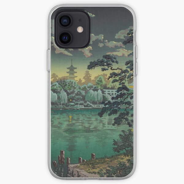 Tsuchiya Koitsu Ueno Shinobazu Pond Art iPhone Soft Case