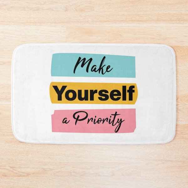 Item preview, Make Yourself a Priority - Self Love Motivational Quotes designed and sold by ILiveArt.