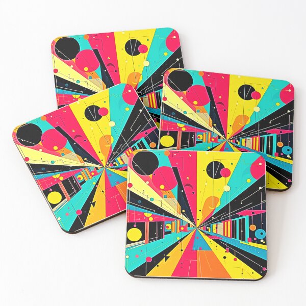 Item preview, Vivid Dreams: A Neon Odyssey designed and sold by Health And Fitness Posts e-Store.