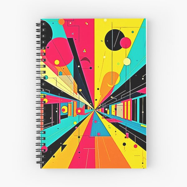 Item preview, Vivid Dreams: A Neon Odyssey designed and sold by Health And Fitness Posts e-Store.