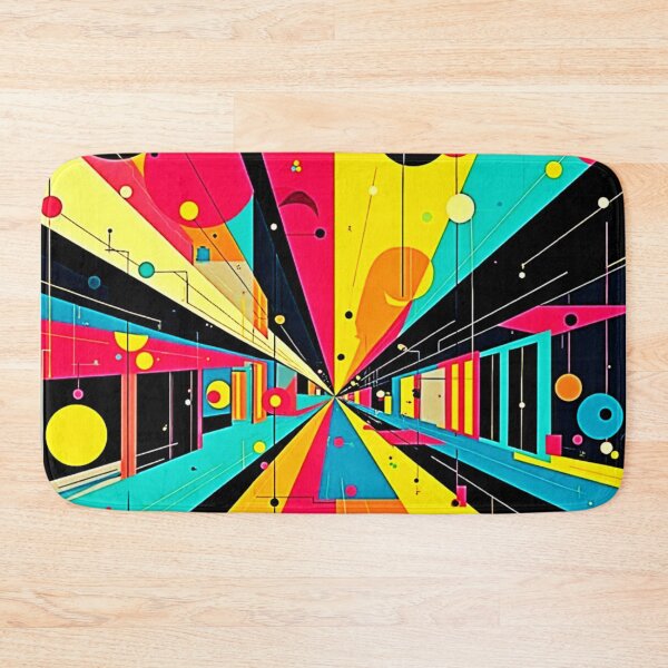 Item preview, Vivid Dreams: A Neon Odyssey designed and sold by Health And Fitness Posts e-Store.