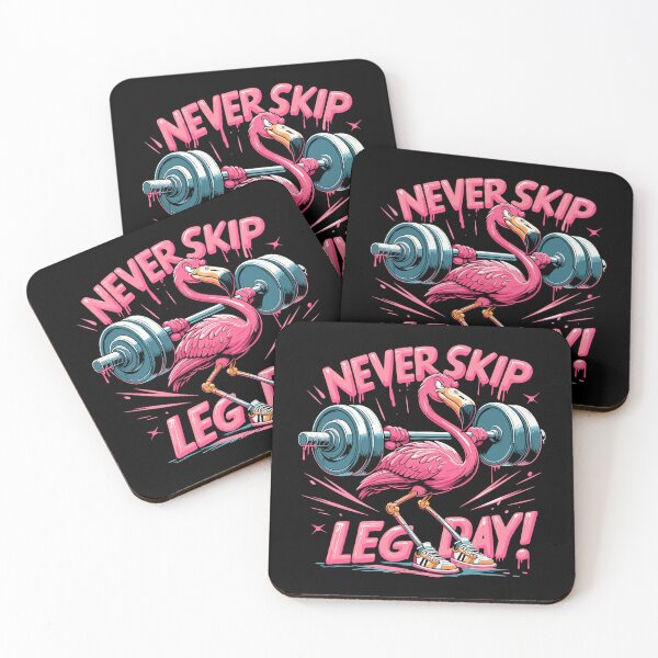 Item preview, Leg Day Flamingo Leg Training Funny Gym Gift designed and sold by Pineapple-Tree.