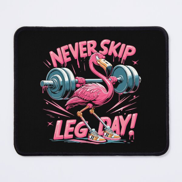 Item preview, Leg Day Flamingo Leg Training Funny Gym Gift designed and sold by Pineapple-Tree.