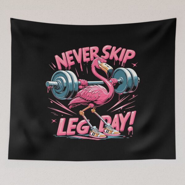 Item preview, Leg Day Flamingo Leg Training Funny Gym Gift designed and sold by Pineapple-Tree.