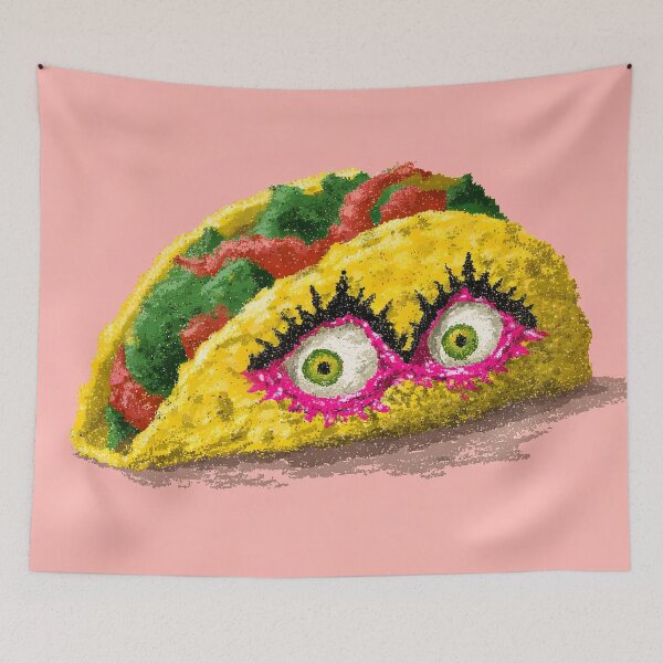 Item preview, Taco With Big Eyes and Lashes designed and sold by bubblegoth.