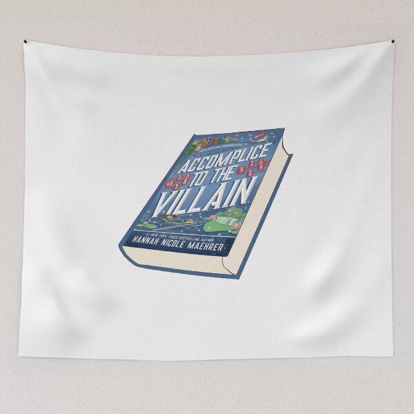 Item preview, Accomplice to the Villain Hannah Nicole Maehrer Book Sticker designed and sold by baranskini.