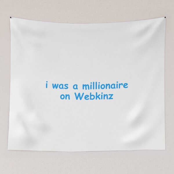 Item preview, I was a millionaire on webkinz 2000s nostalgia design designed and sold by matchalattextrafoam.