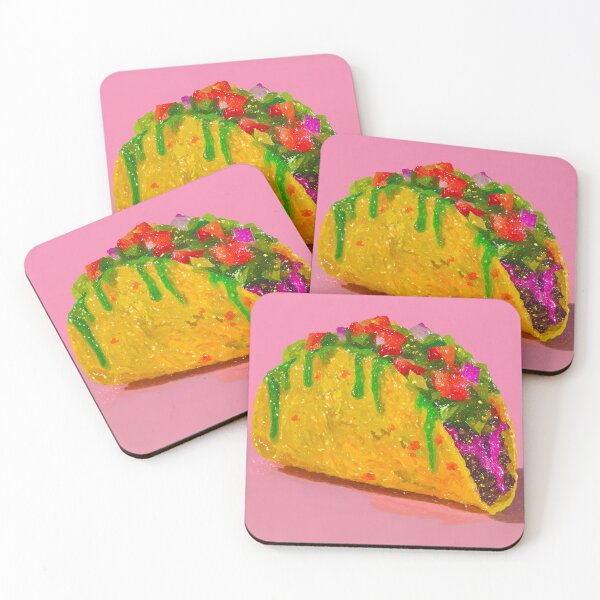Item preview, Slimy Taco with Salsa Splash designed and sold by bubblegoth.