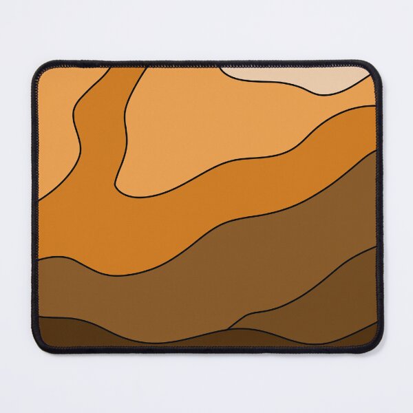 Item preview, Aesthetic orange wave pattern  designed and sold by TAbstractDesign.