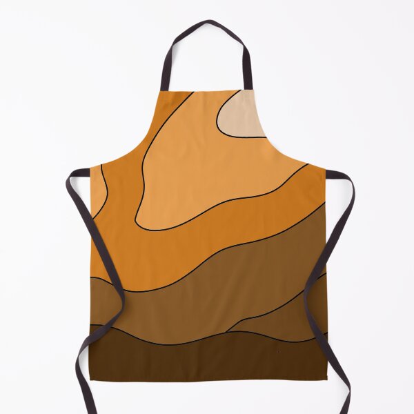 Item preview, Aesthetic orange wave pattern  designed and sold by TAbstractDesign.
