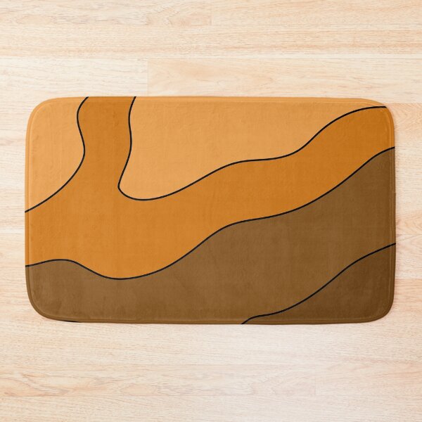 Item preview, Aesthetic orange wave pattern  designed and sold by TAbstractDesign.