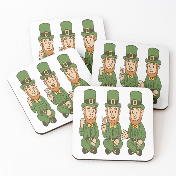Item preview, Three leprechauns rock, paper, scissors  designed and sold by JamesDunican.