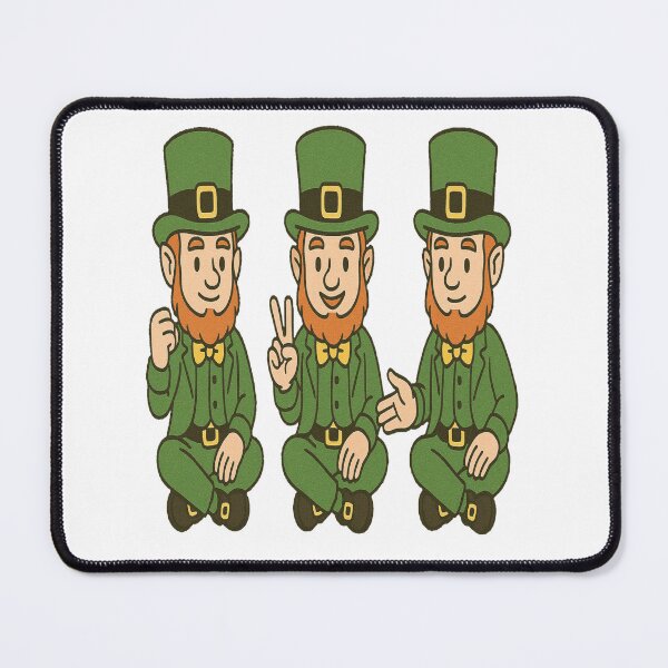 Item preview, Three leprechauns rock, paper, scissors designed and sold by JamesDunican.
