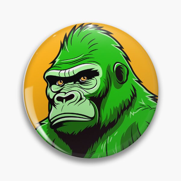 Item preview, Gorilla head designed and sold by Monimohandas.