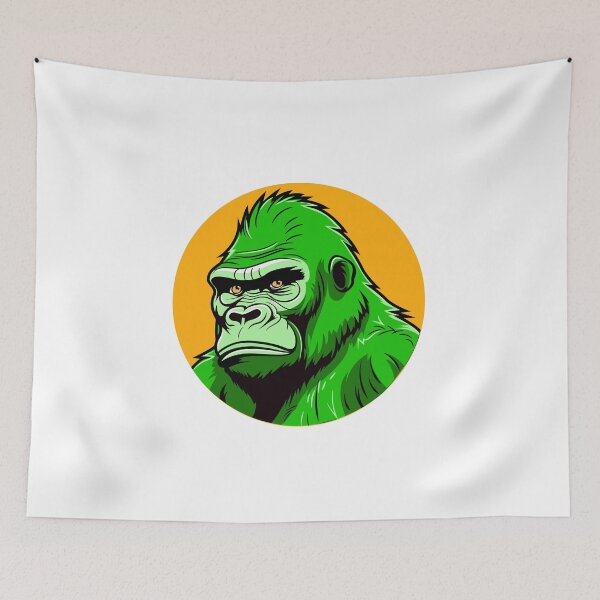 Item preview, Gorilla head designed and sold by Monimohandas.