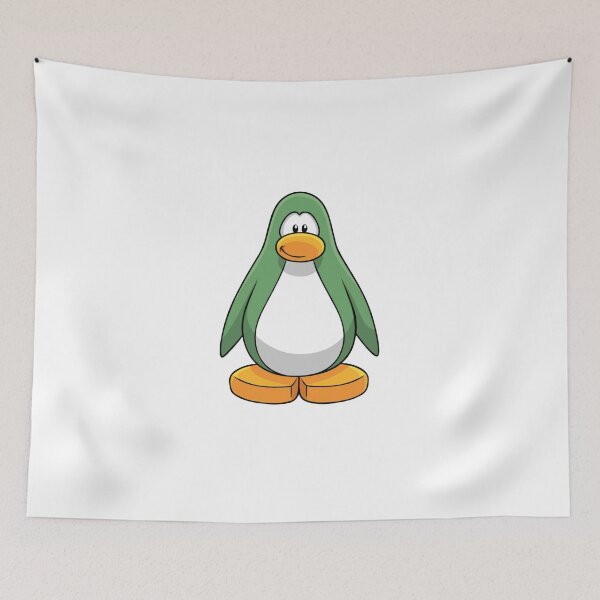 Item preview, Green club penguin nostalgia design designed and sold by matchalattextrafoam.
