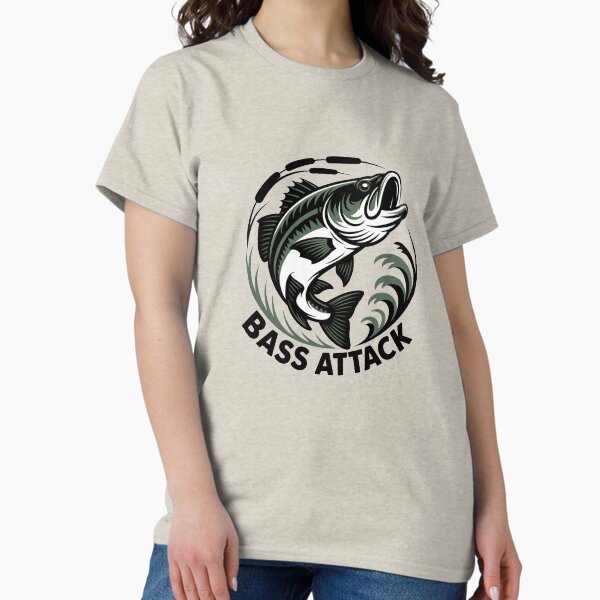Item preview, Black Bass Attack designed and sold by FusiTink.
