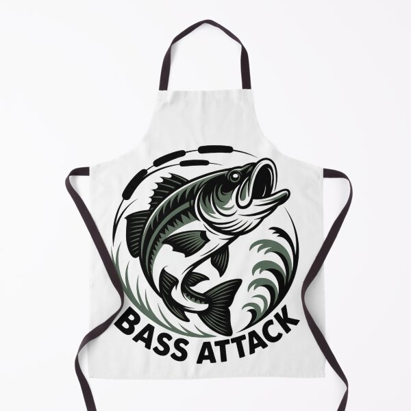 Item preview, Black Bass Attack designed and sold by FusiTink.
