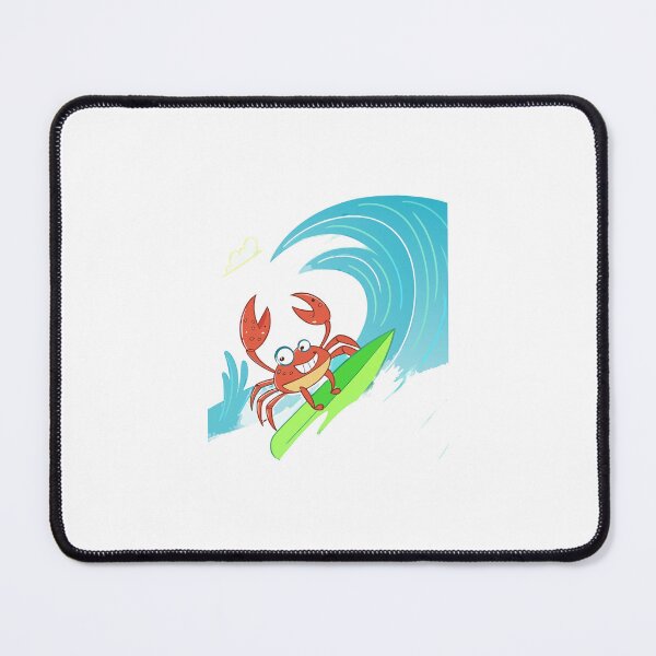 Item preview, Surfer crab on a surfboard designed and sold by MrArtist Shop.