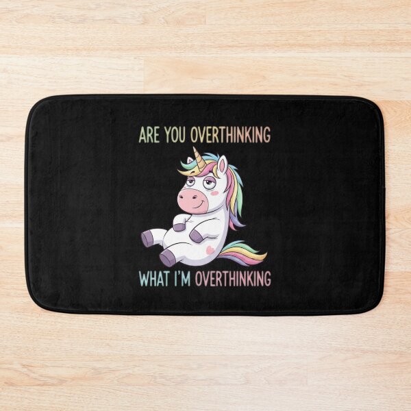 Item preview, Are you overthinking what I'm overthinking? - Chill Unicorn designed and sold by Bowniko^^.