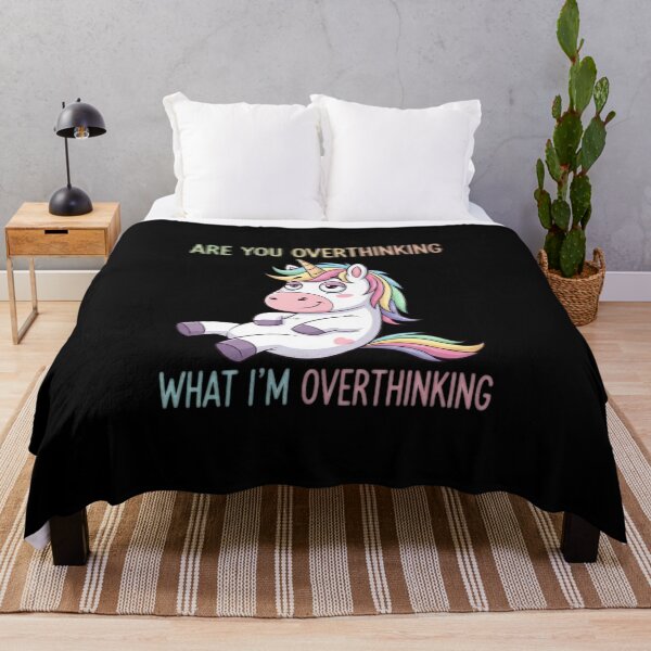 Item preview, Are you overthinking what I'm overthinking? - Chill Unicorn designed and sold by Bowniko^^.