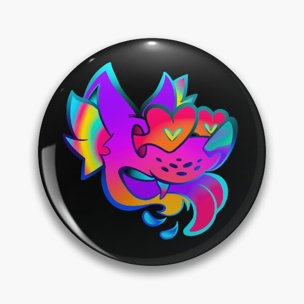 Item preview, Trippy Wolf with Heart Eyes designed and sold by janamatrix.