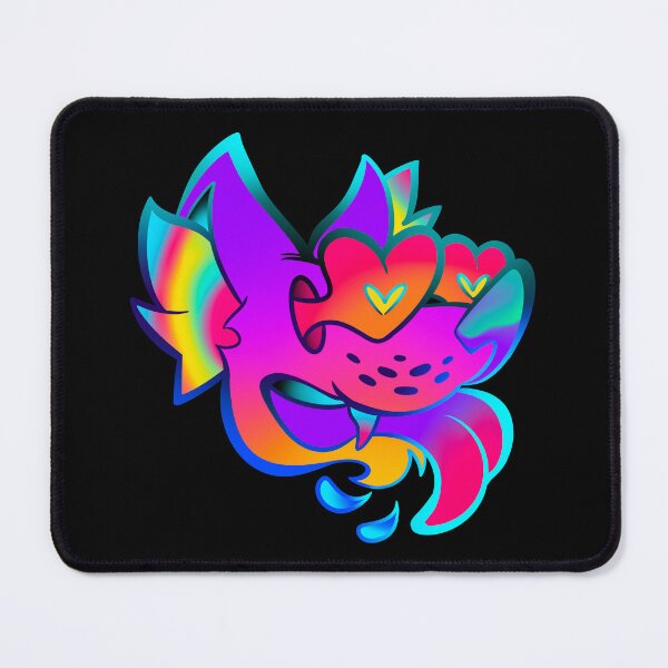 Item preview, Trippy Wolf with Heart Eyes designed and sold by janamatrix.