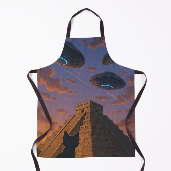 Item preview, mayan pyramid and ufo's designed and sold by Dogandesighn.