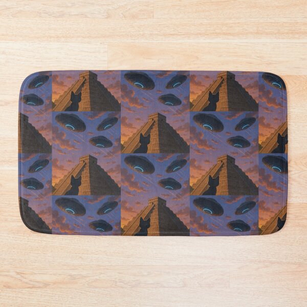 Item preview, mayan pyramid and ufo's designed and sold by Dogandesighn.