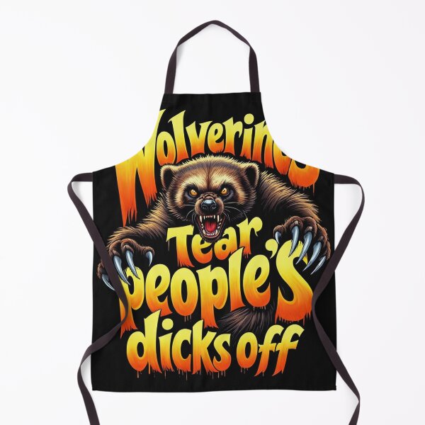 Aperçu de l'œuvre Les Wolverines arrachent les bites des gens !! créée et vendue par Vintage Designs +.