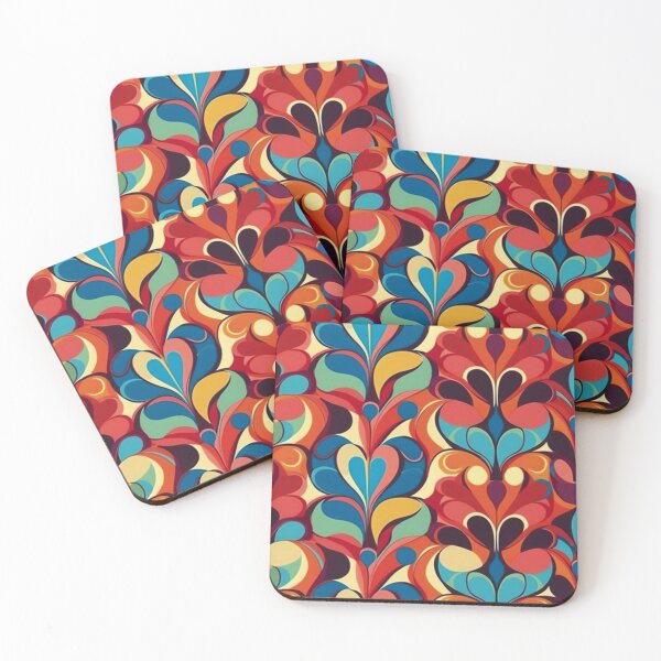 Item preview, 70s Retro Swirl Theme Pattern designed and sold by Lovemountain.