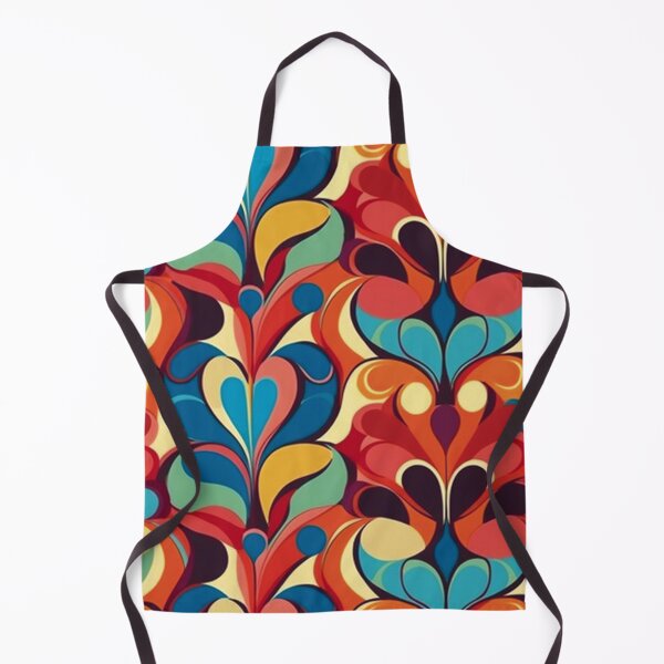 Item preview, 70s Retro Swirl Theme Pattern designed and sold by Lovemountain.