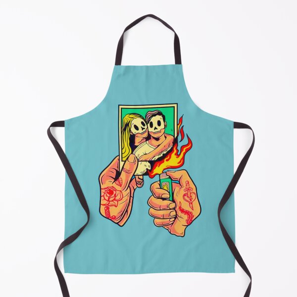 Item preview, Tattooed Love: A Fiery Embrace of Skeletons designed and sold by Ronny-Owiso.