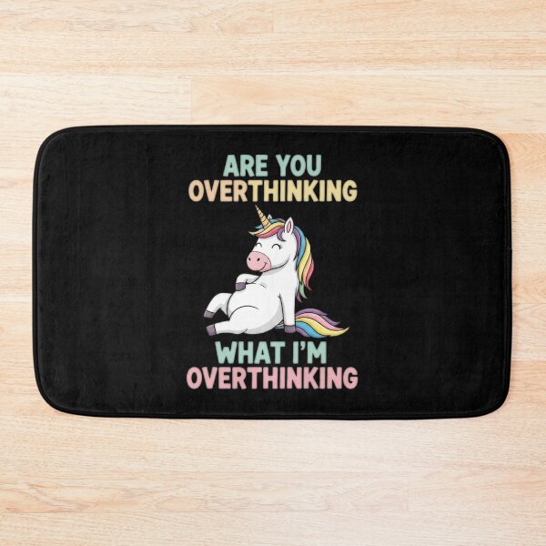 Item preview, Are you overthinking what I'm overthinking? - Lazy Unicorn designed and sold by Bowniko^^.