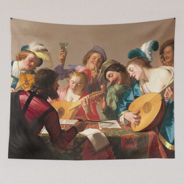 Item preview, Gerard van Honthorst The Concert Dutch Golden Age designed and sold by Under-TheTable.