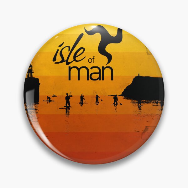 Item preview, Retro Isle of Man Sunset designed and sold by unfamouzzz.
