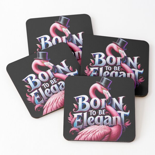 Item preview, Born to be elegant - flamingo designed and sold by Vintage Designs +.