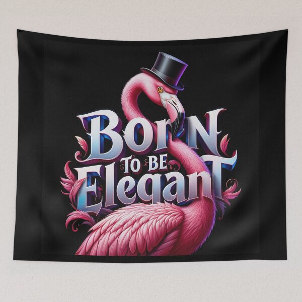 Item preview, Born to be elegant - flamingo designed and sold by Vintage Designs +.