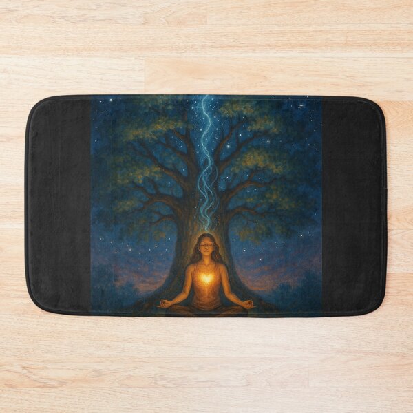 Item preview, Tree of Life Meditation – Golden Heart Glow  Art  designed and sold by AATGShop.