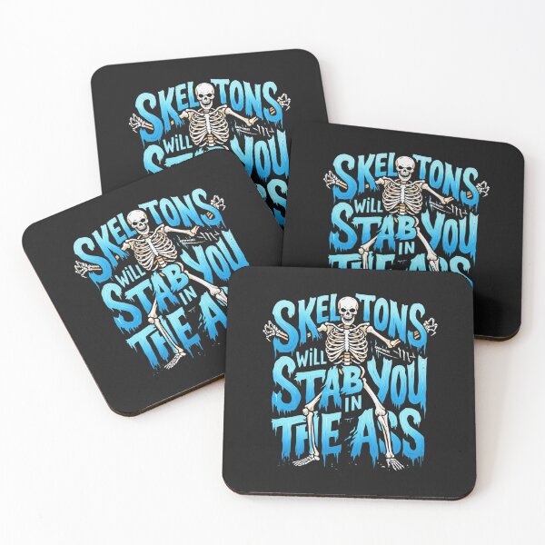 Item preview, Skeletons will stab you in the ass designed and sold by Vintage Designs +.