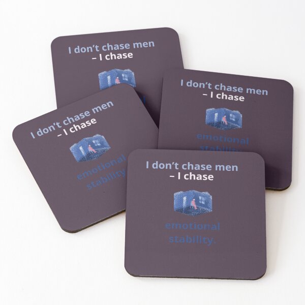 Item preview, I don’t chase men – I chase emotional stability. designed and sold by Adrianzebrowski.