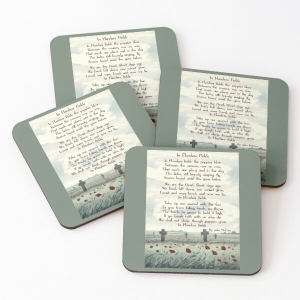 Item preview, Flanders Field Poem designed and sold by Leslie Montgomery Art.